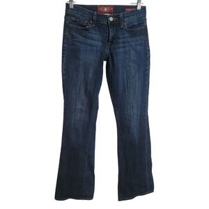 Lucky Brand Sofia Boot Jeans Womens 4 / 27 Regular Dark Wash Bootcut Y2K Denim
